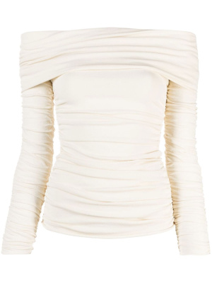 

Zuri off-shoulder top, KHAITE Zuri off-shoulder top