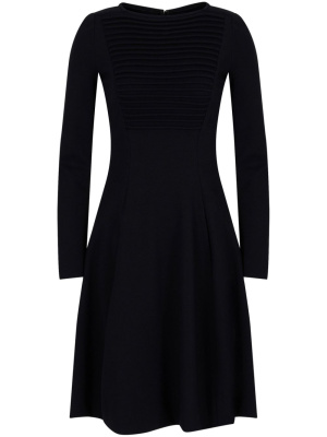 

Ribbed-bib long-sleeved dress, Emporio Armani Ribbed-bib long-sleeved dress