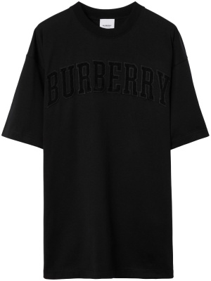 

TB logo-lace cotton T-shirt, Burberry TB logo-lace cotton T-shirt