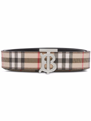 

Reversible monogram-motif Vintage Check belt, Burberry Reversible monogram-motif Vintage Check belt