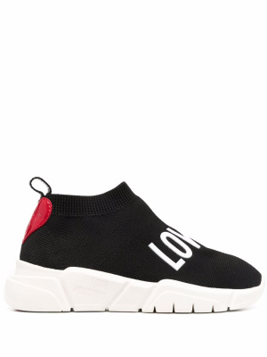

Love sock-style sneakers, Love Moschino Love sock-style sneakers