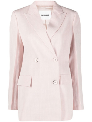 

Double-breasted tailored blazer, Jil Sander Double-breasted tailored blazer