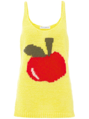 

Graphic-intarsia tank top, JW Anderson Graphic-intarsia tank top