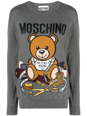 

Intarsia-knit jumper, Moschino Intarsia-knit jumper