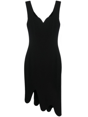 

Asymmetric sleeveless crepe dress, Moschino Asymmetric sleeveless crepe dress