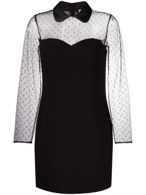

Point d'espirit tulle minidress, RED Valentino Point d'espirit tulle minidress