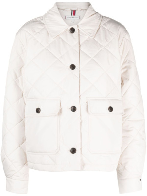 

Padded diamond-quilted jacket, Tommy Hilfiger Padded diamond-quilted jacket