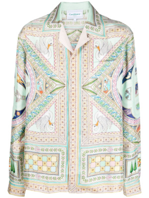 

Le Labyrinthe printed silk shirt, Casablanca Le Labyrinthe printed silk shirt