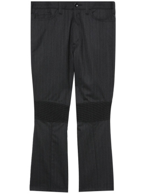 

Cropped smocked-panel trousers, Junya Watanabe Cropped smocked-panel trousers
