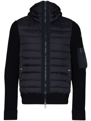 

Knit detail padded jacket, Moncler Knit detail padded jacket