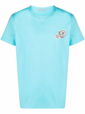 

Logo patch cotton T-shirt, Moncler Logo patch cotton T-shirt