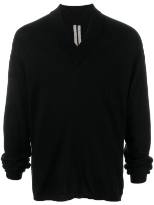 

LS V-neck virgin wool jumper, Rick Owens LS V-neck virgin wool jumper