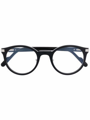 

Round-frame clear-lens glasses, Cartier Eyewear Round-frame clear-lens glasses