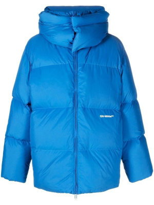 

Logo-print padded jacket, Off-White Logo-print padded jacket