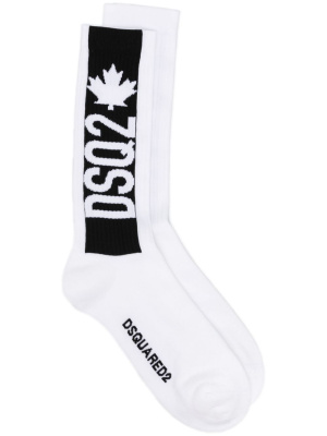 

DSQ2 ribbed mid-calf socks, Dsquared2 DSQ2 ribbed mid-calf socks