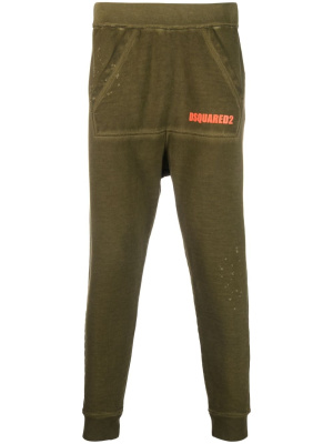 

Logo-print cotton track pant, Dsquared2 Logo-print cotton track pant