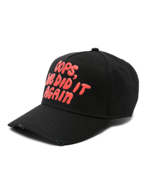 

Appliqué-detail cotton baseball cap, Dsquared2 Appliqué-detail cotton baseball cap