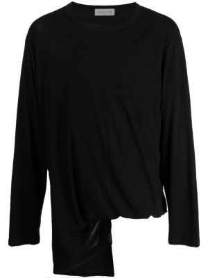 

Asymmetric cotton T-shirt, Yohji Yamamoto Asymmetric cotton T-shirt