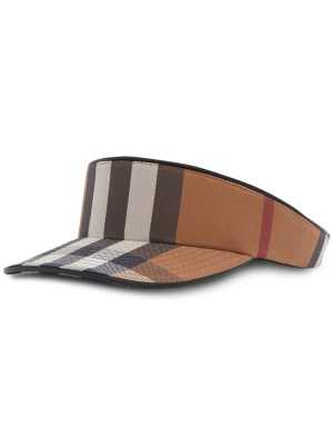 

Vintage Check patterned visor, Burberry Vintage Check patterned visor