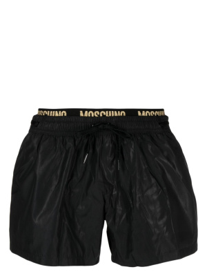 

Logo-waistband swim shorts, Moschino Logo-waistband swim shorts
