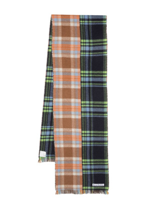 

Tartan-print wool scarf, Acne Studios Tartan-print wool scarf