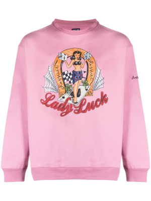 

Graphic-print cotton sweatshirt, PACCBET Graphic-print cotton sweatshirt