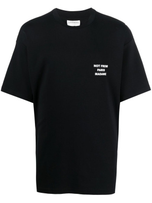 

Slogan-print T-shirt, Drôle De Monsieur Slogan-print T-shirt