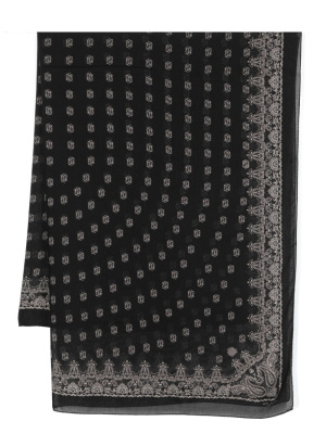 

Bandana-print cashmere scarf, Saint Laurent Bandana-print cashmere scarf