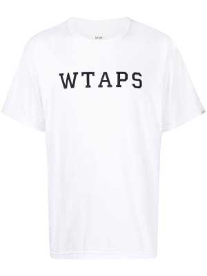 

Academy logo-print T-shirt, WTAPS Academy logo-print T-shirt