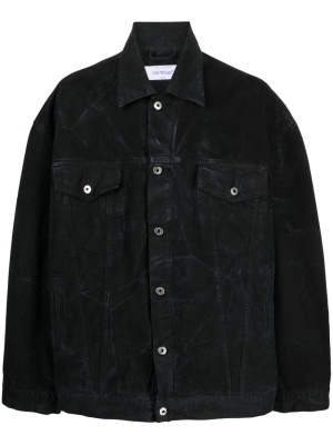 

Dark-washed denim jacket, Off-White Dark-washed denim jacket