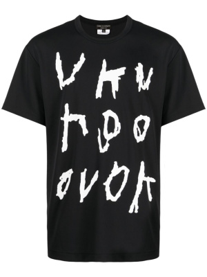 

Text-print round-neck T-shirt, Comme Des Garçons Homme Plus Text-print round-neck T-shirt