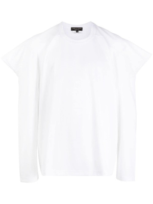 

Drop-shoulder gathered T-shirt, Comme Des Garçons Homme Plus Drop-shoulder gathered T-shirt