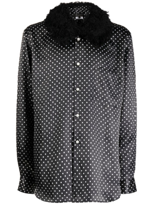 

Polka-dot print long-sleeve shirt, Comme Des Garçons Homme Plus Polka-dot print long-sleeve shirt