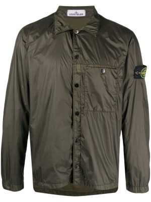 

Compass-motif shirt jacket, Stone Island Compass-motif shirt jacket