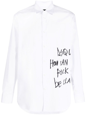 

Graphic-print cotton shirt, Dsquared2 Graphic-print cotton shirt