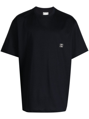 

Oversized logo-patch T-shirt, Wooyoungmi Oversized logo-patch T-shirt