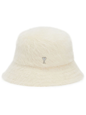 

Ami de Coeur-plaque bucket hat, AMI Paris Ami de Coeur-plaque bucket hat