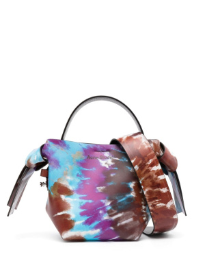 

Tie-dye knotted tote bag, Acne Studios Tie-dye knotted tote bag
