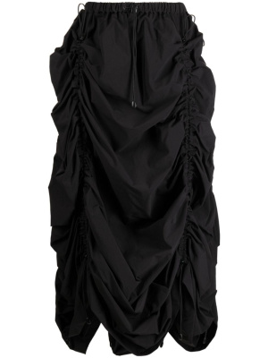 

Voluminous ruched midi skirt, Junya Watanabe Voluminous ruched midi skirt