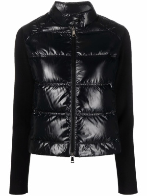 

Cuvellier padded contrast-sleeve jacket, Moncler Cuvellier padded contrast-sleeve jacket