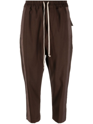 

Side-stripe cropped trousers, Rick Owens Side-stripe cropped trousers