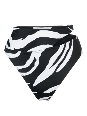 

Zebra-print cut-out bikini bottoms, Stella McCartney Zebra-print cut-out bikini bottoms