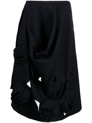

Wool draped midi skirt, Comme Des Garçons Comme Des Garçons Wool draped midi skirt