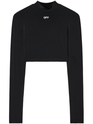 

Logo-print cropped top, Off-White Logo-print cropped top