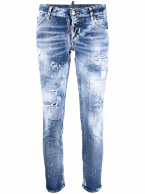 

Distressed cropped jeans, Dsquared2 Distressed cropped jeans