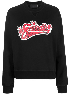 

Logo-print long-sleeve sweatshirt, Dsquared2 Logo-print long-sleeve sweatshirt