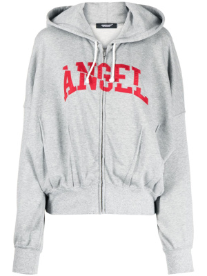 

Text-print zip-up hoodie, Undercover Text-print zip-up hoodie