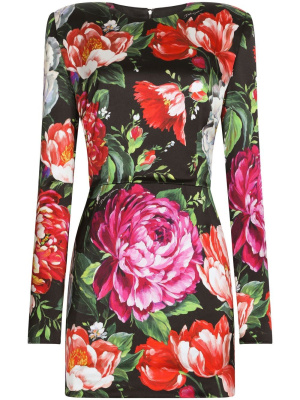 

Floral-print minidress, Dolce & Gabbana Floral-print minidress