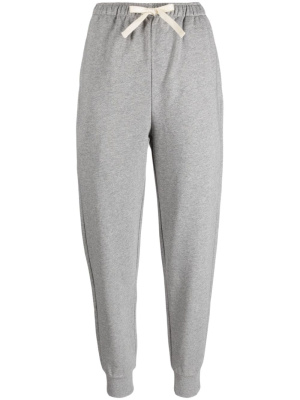 

Logo-embroidered organic cotton track trousers, JW Anderson Logo-embroidered organic cotton track trousers