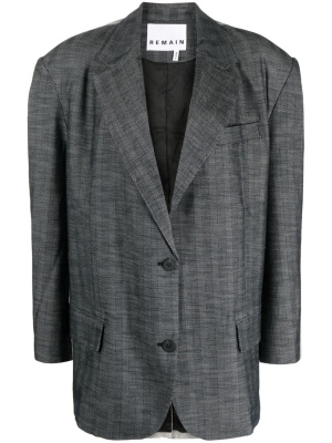 

Herringbone two-tone blazer, REMAIN Herringbone two-tone blazer